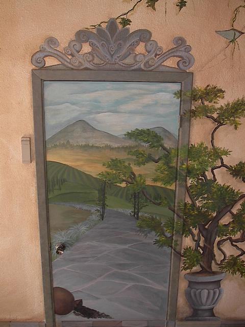 Door to garage